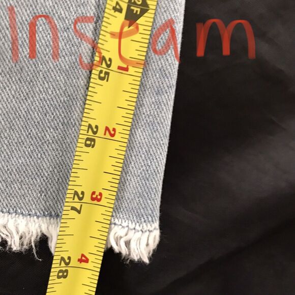 Wrangler Billabong Blue Patchwork Mid Rise Straight Leg Denim Jeans - 28 - Picture 8 of 9